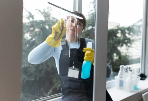Nettoyage de vitres intérieures et extérieures à Val-du-Maine